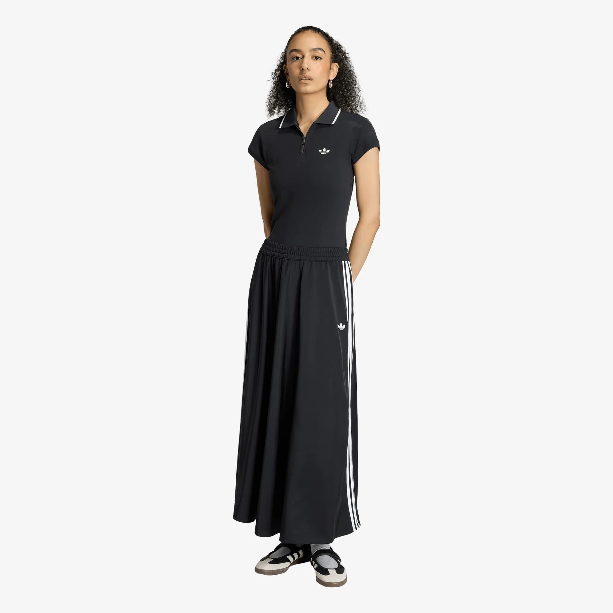 Пола adidas Firebird Skirt Black/ White L – Black|White – Дамски поли