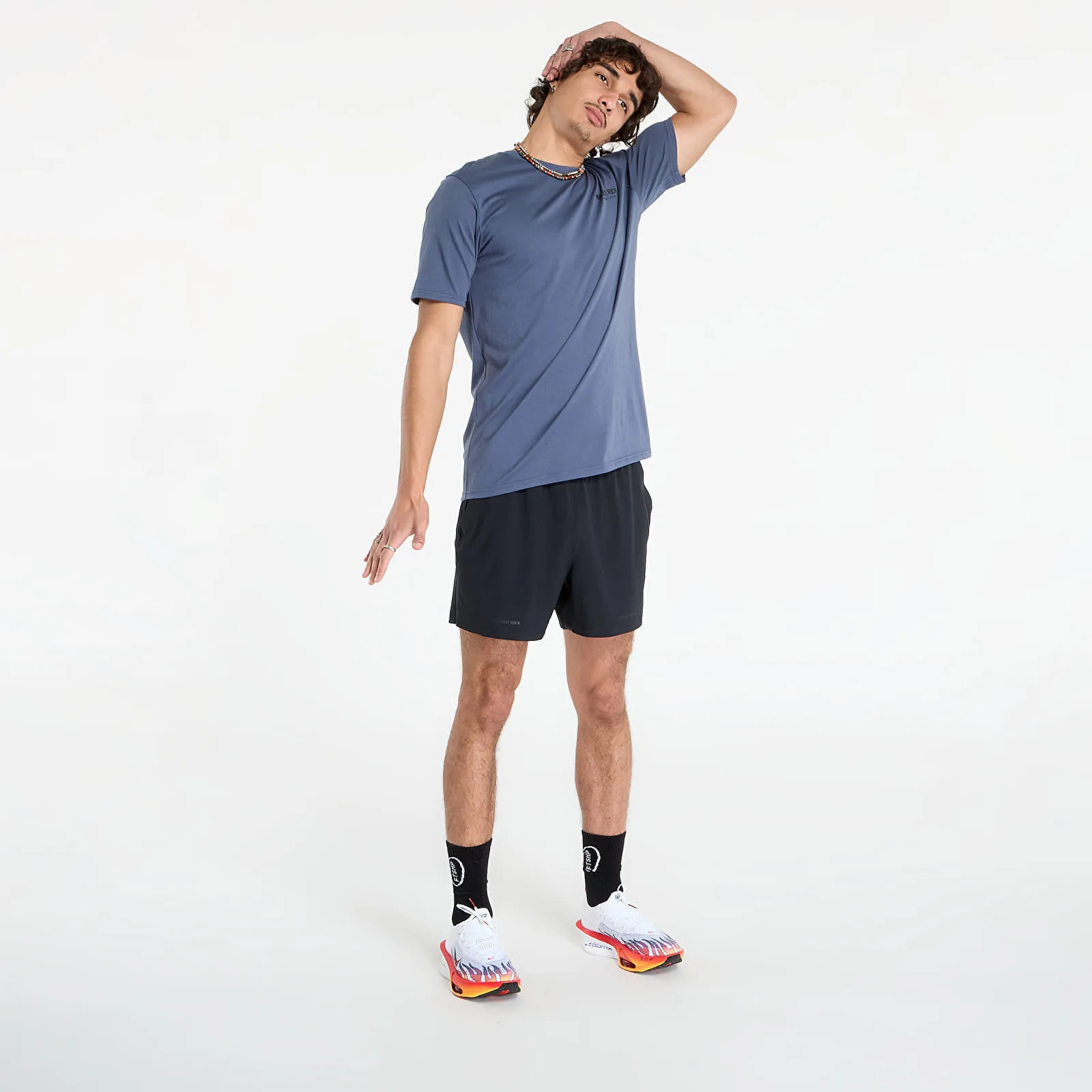 Мъжка тениска Under Armour Project Rock Q3 сива – Grey – Мъжки тениски с къс ръкав