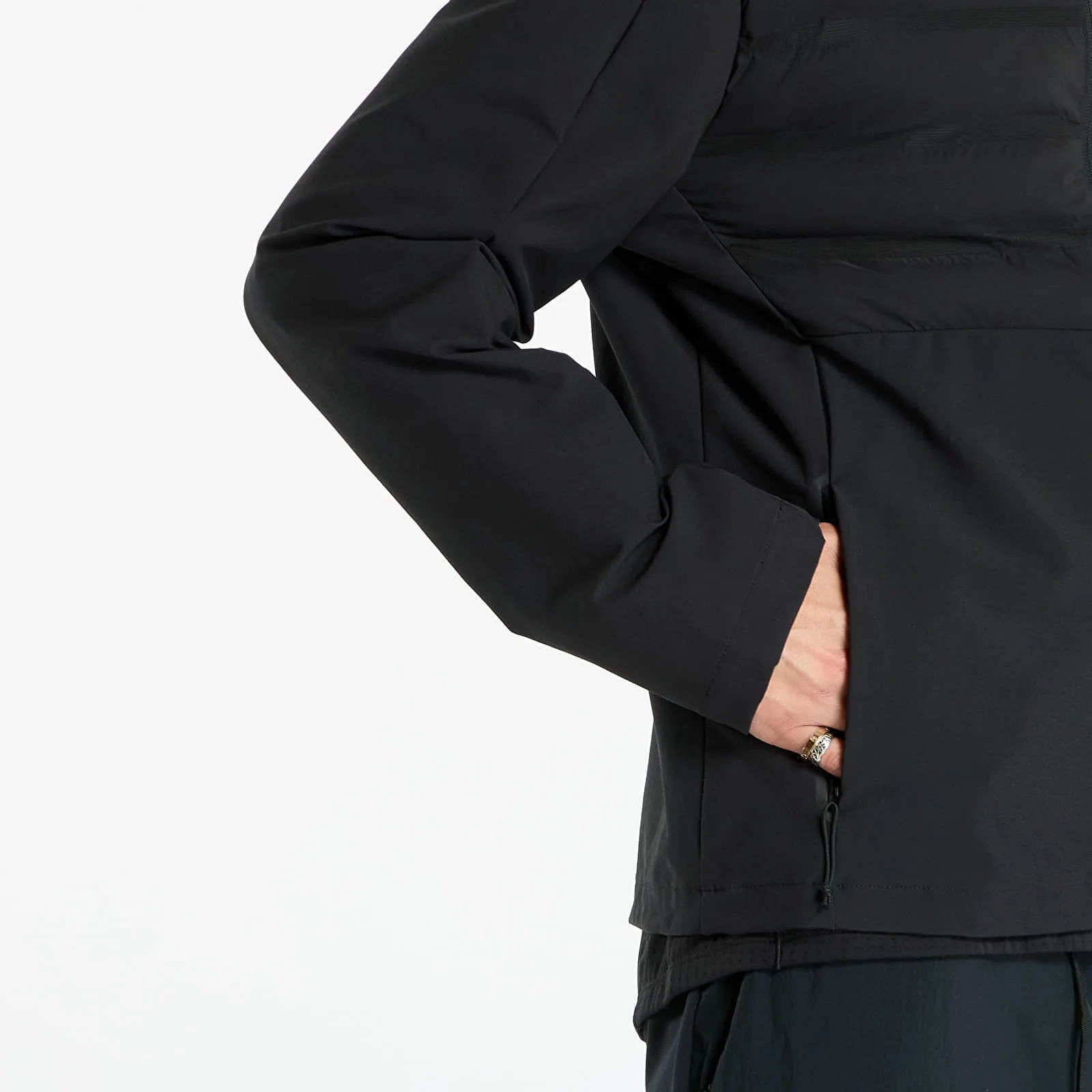 Мъжки суитшърт с качулка The North Face Mountain Athletics Cari черен – TNF Black – Мъжки худита