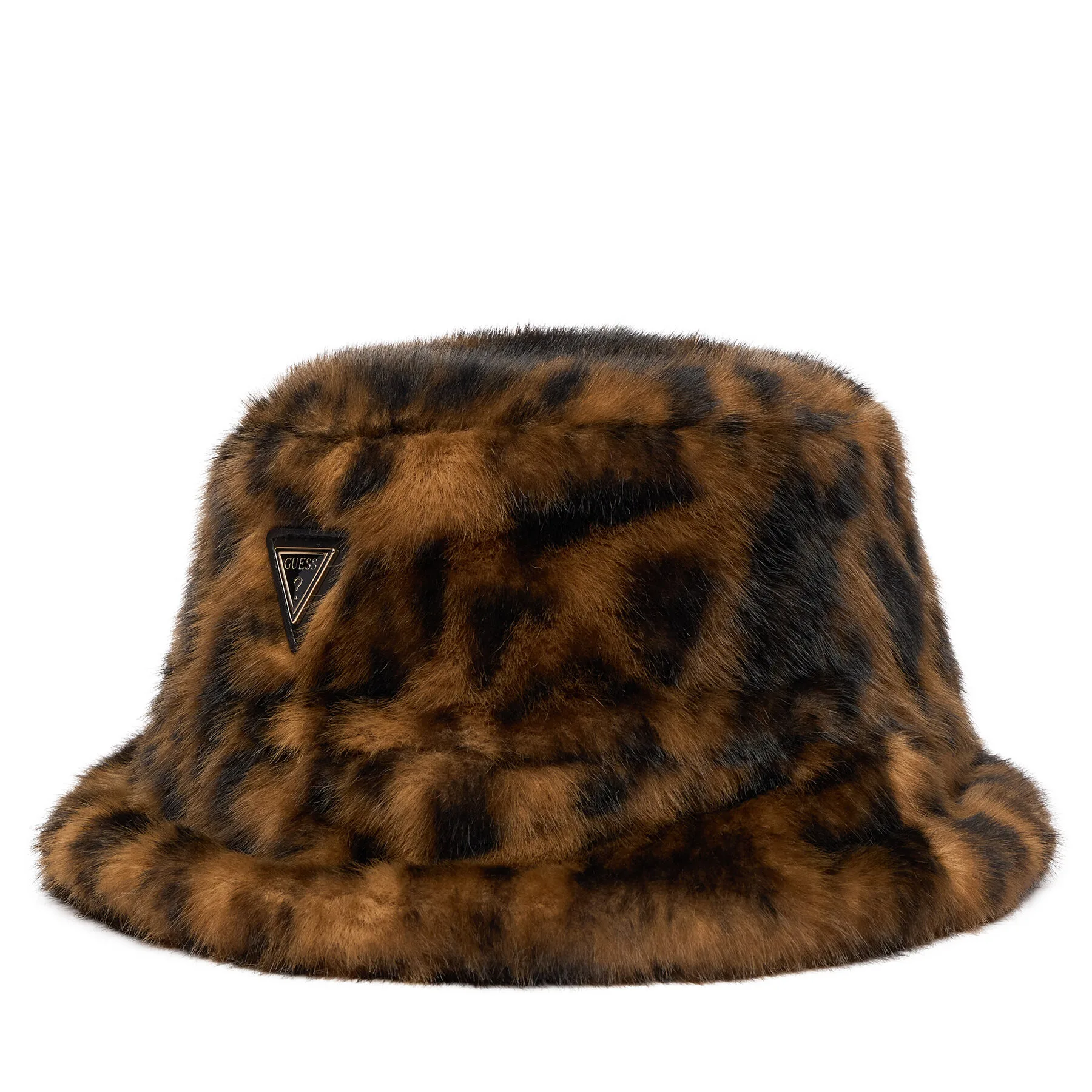 Текстилна шапка Guess Bucket W6RZ08 W3900 Кафяв – Шапки