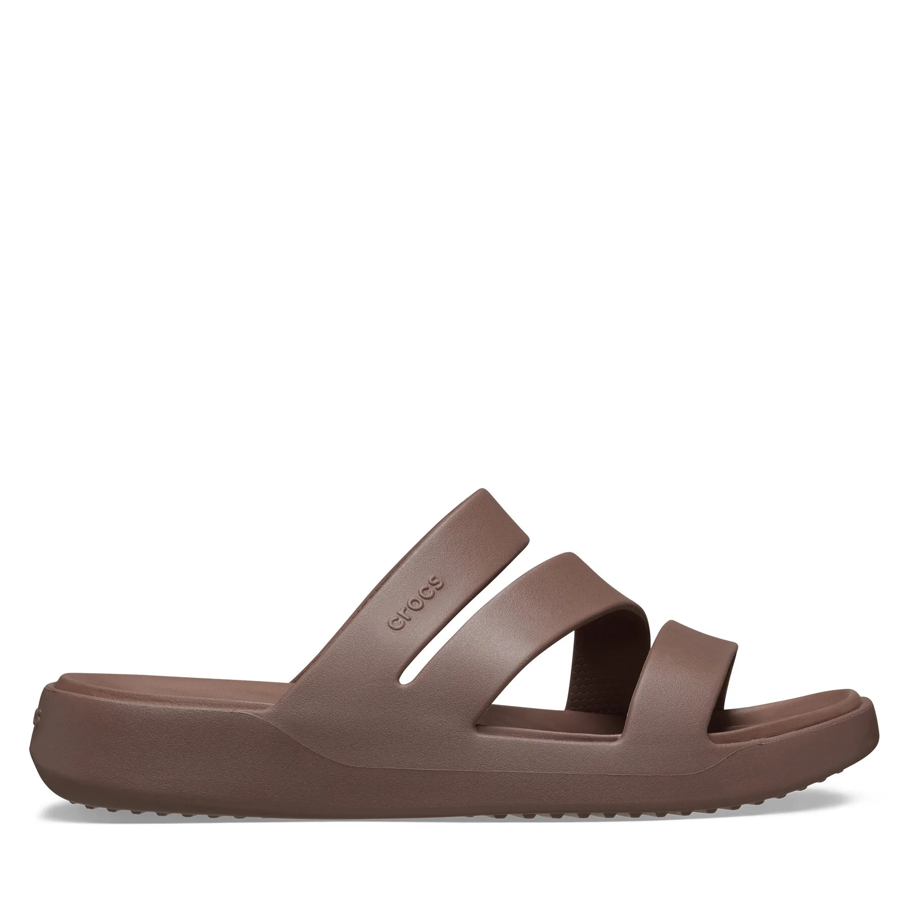 Дамски чехли Crocs Getaway Strappy кафяви