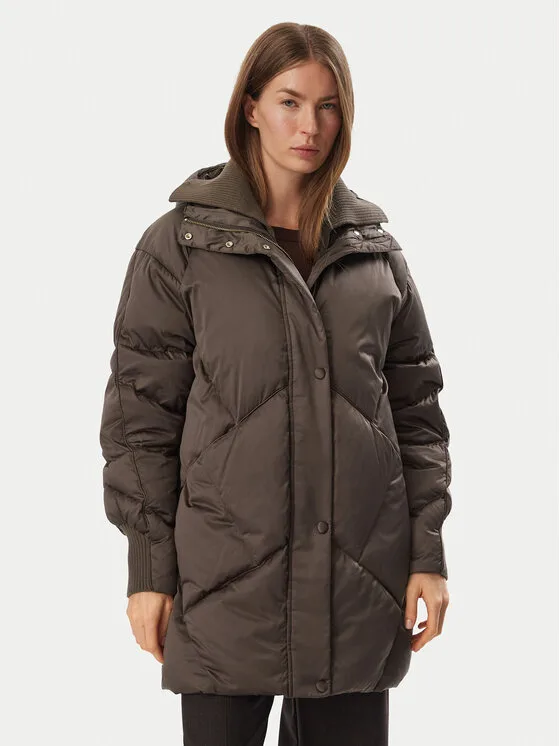 Marella Пухено яке Angus 2623486094 Кафяв Regular Fit – Дамски пухени якета