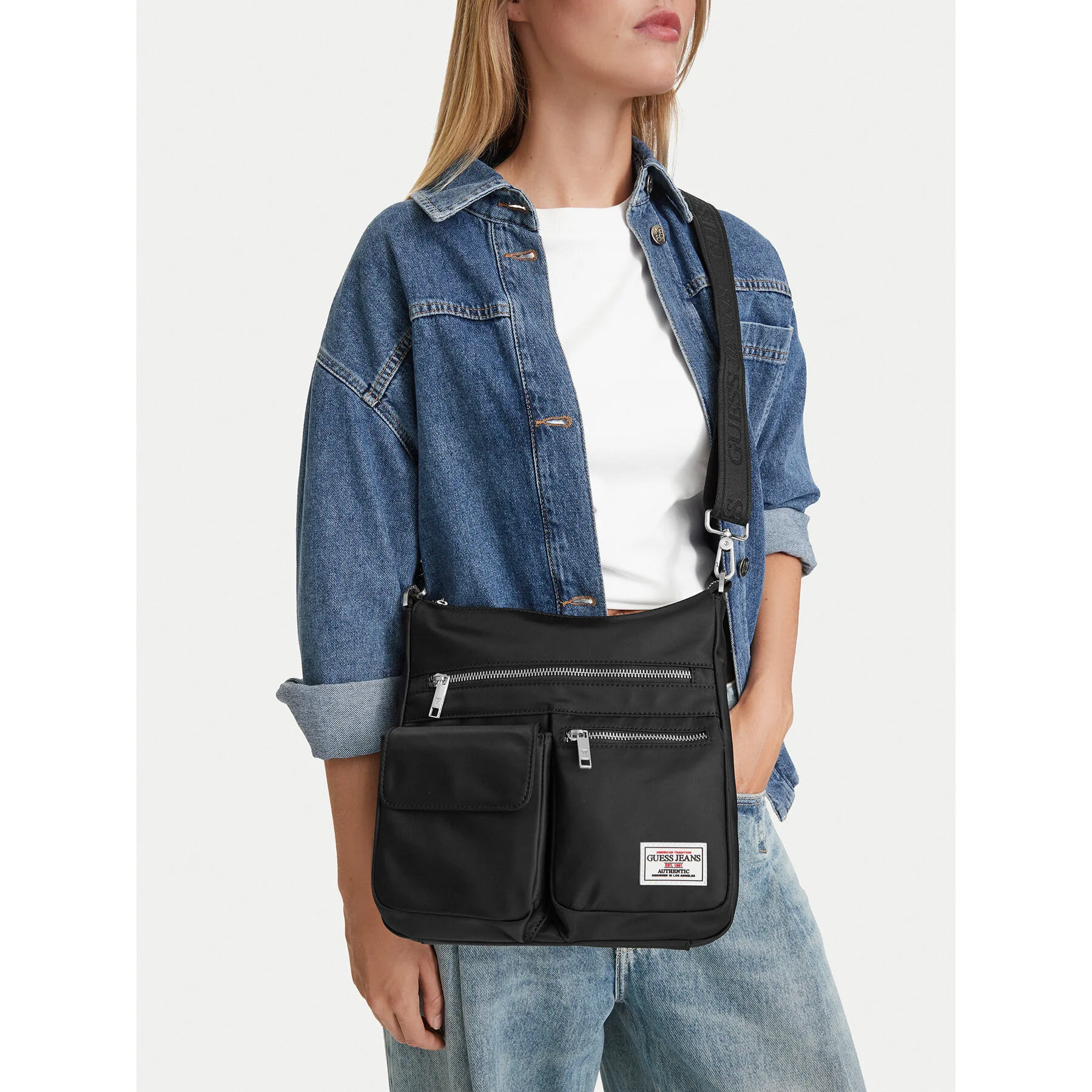 Дамска чанта Guess Jeans CWBEO-GUESS-B-004-10 Черен – Чанти