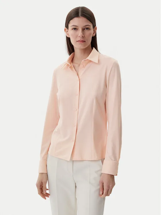 BOSS Риза Birdi Tuesday 50540592 Розов Regular Fit – Дамски ежедневни ризи