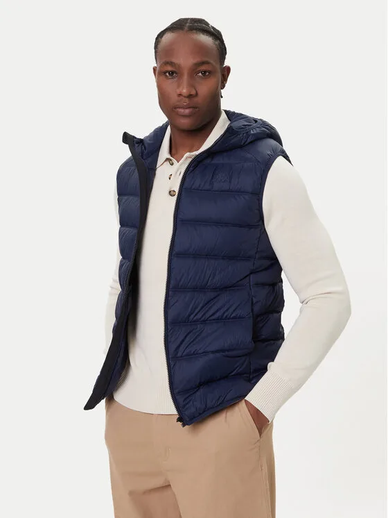 Robe di Kappa Елек Jobert 67128GW 194 Тъмносин Regular Fit – Мъжки елеци