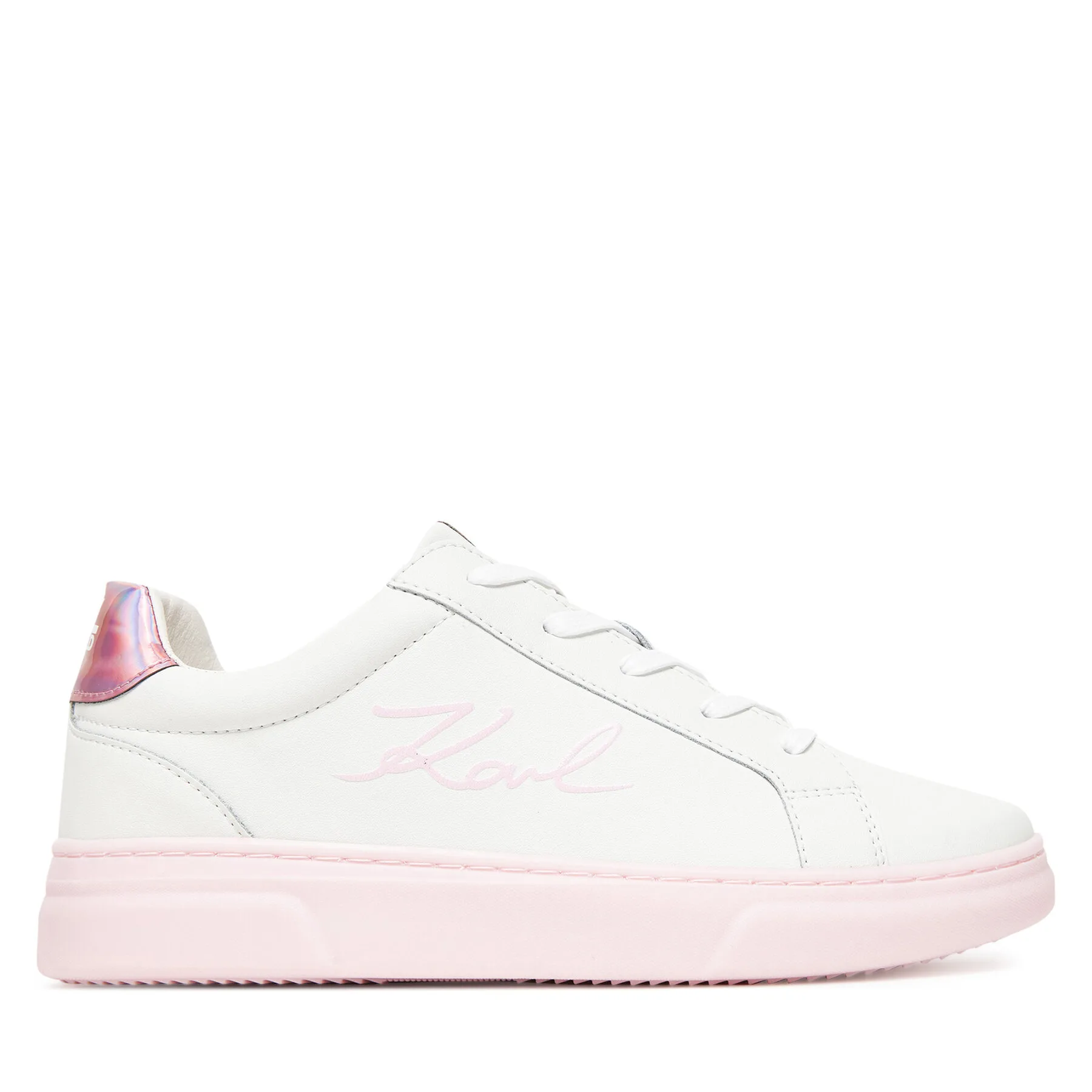 Детски маратонки Karl Lagerfeld Kids Z30377 бели – Бял – Маратонки за момичета