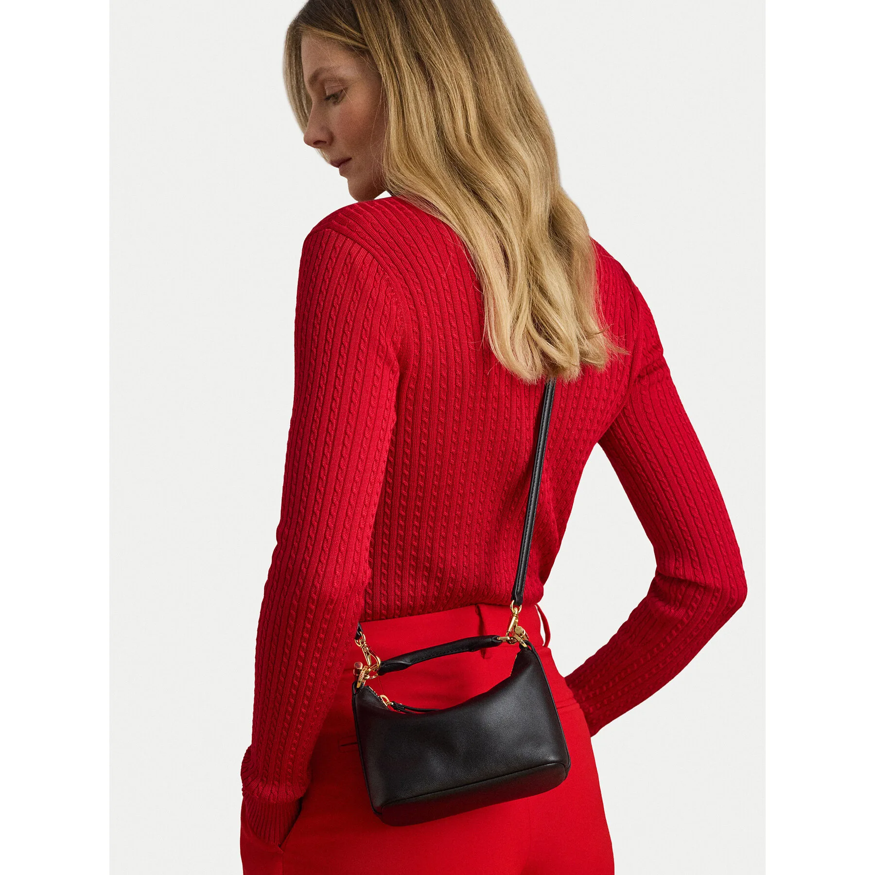 Дамска чанта LAUREN RALPH LAUREN 431P10531002 черна – Черен – Дамски чанти тип плик