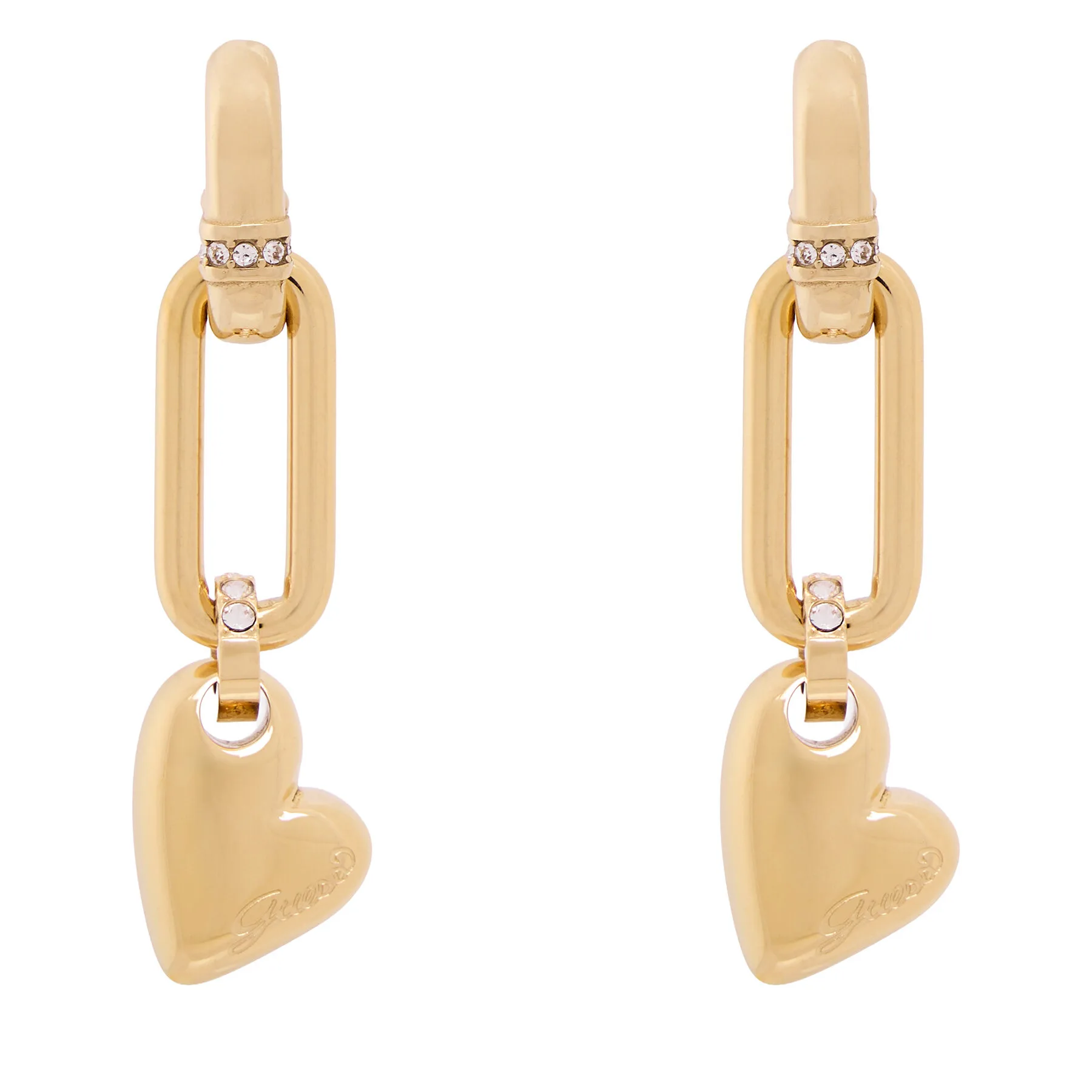 Обици Guess JUBE06 443JW Златист – Обеци