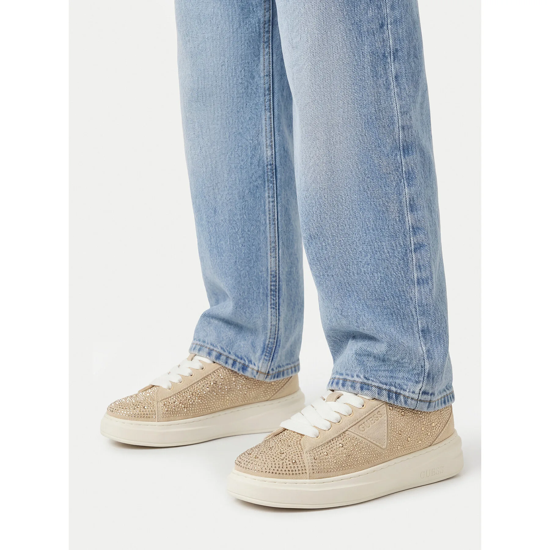 Сникърси Guess EO-25KC1006 Бежов – Детски маратонки