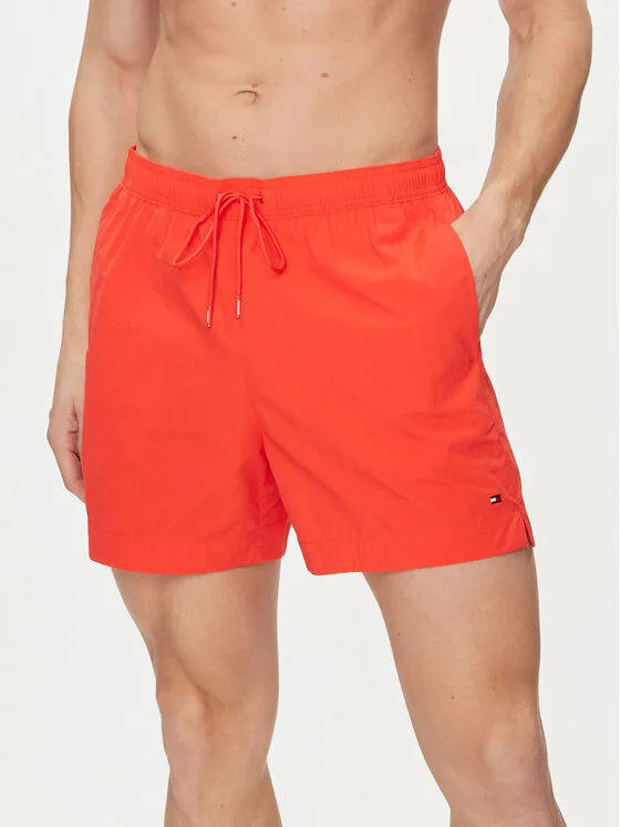 Tommy Hilfiger Плувни шорти UM0UM03280 Червен Regular Fit – Мъжки бански