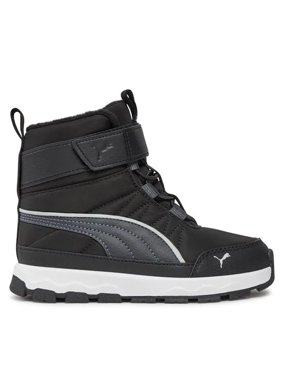 Детски апрески Puma Evolve Boot AC+ черни – Черен – Апрески за момичета