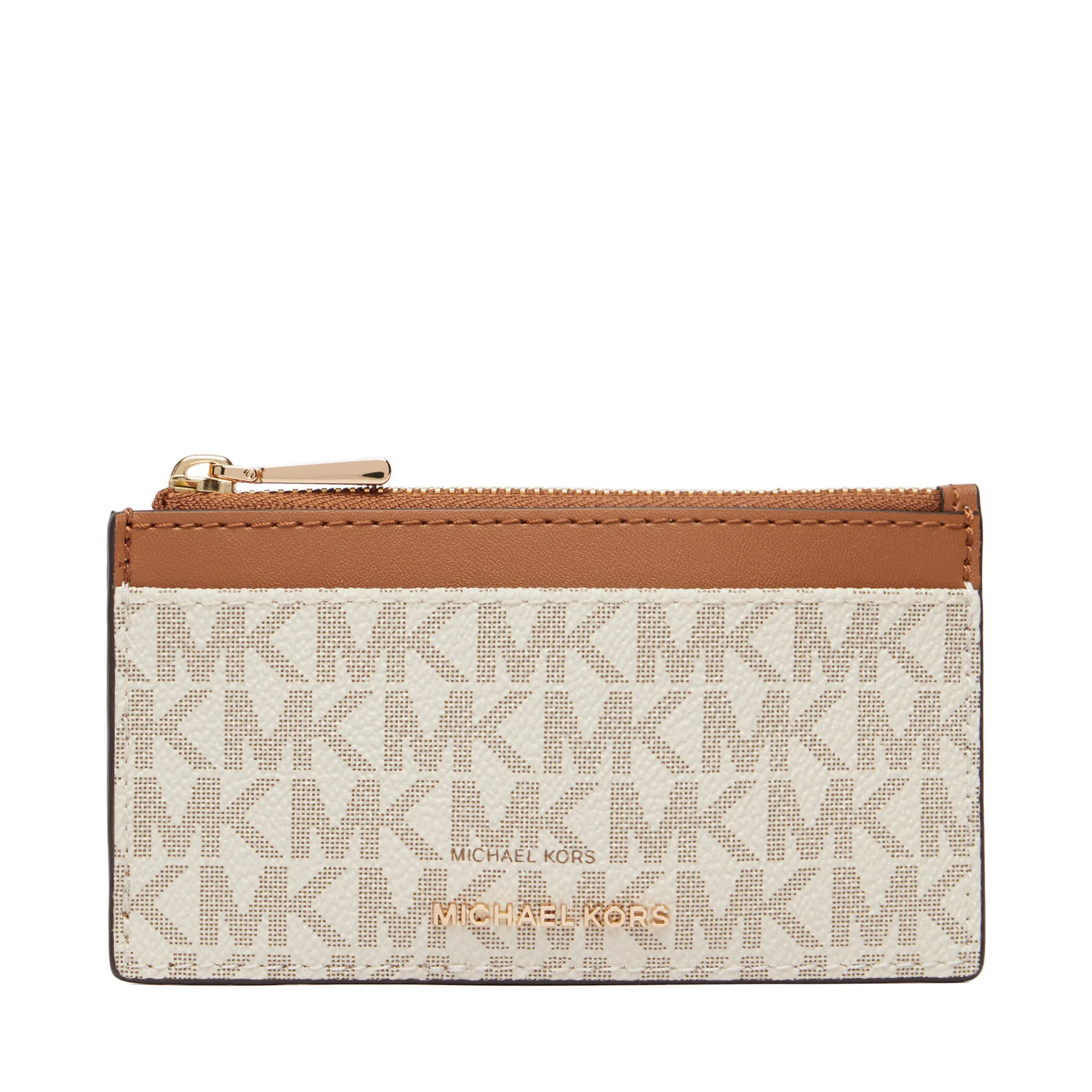 Калъф за кредитни карти MICHAEL Michael Kors 32F5GJ6D8B Екрю – Кремав – Картодържатели