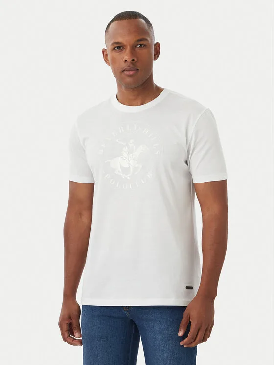 Beverly Hills Polo Club Тишърт M1546 Бял Regular Fit – Мъжки тениски