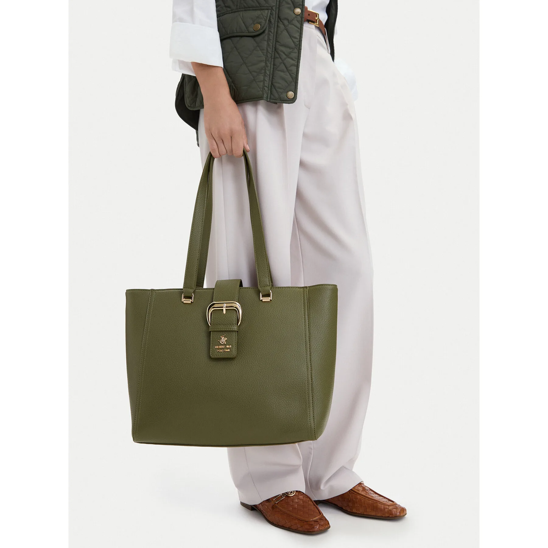 Дамска чанта Beverly Hills Polo Club CEO-BHPC-C-005-10 Зелен – Чанти