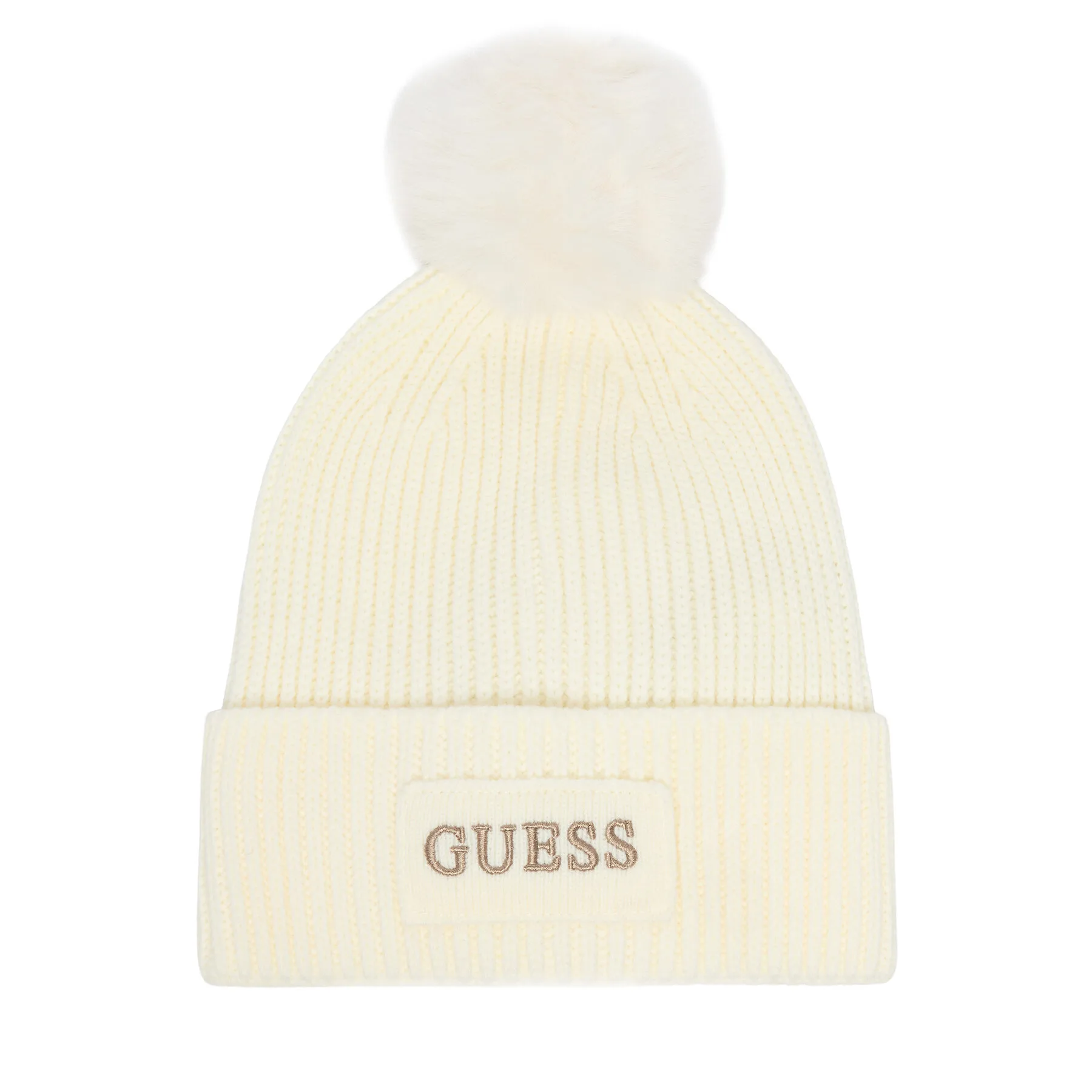 Шапка Guess AW5650 WOL01 Кремав – Шапки