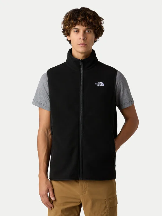 The North Face Елек Glacier NF0A8DQN Черен Regular Fit – Мъжки елеци