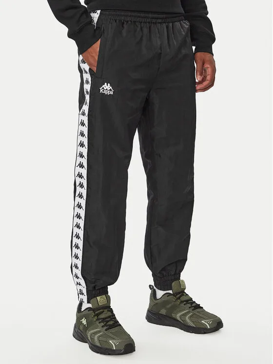 Kappa Долнище анцуг Orfeo 36235NW Черен Comfort Fit – Мъжки спортни панталони