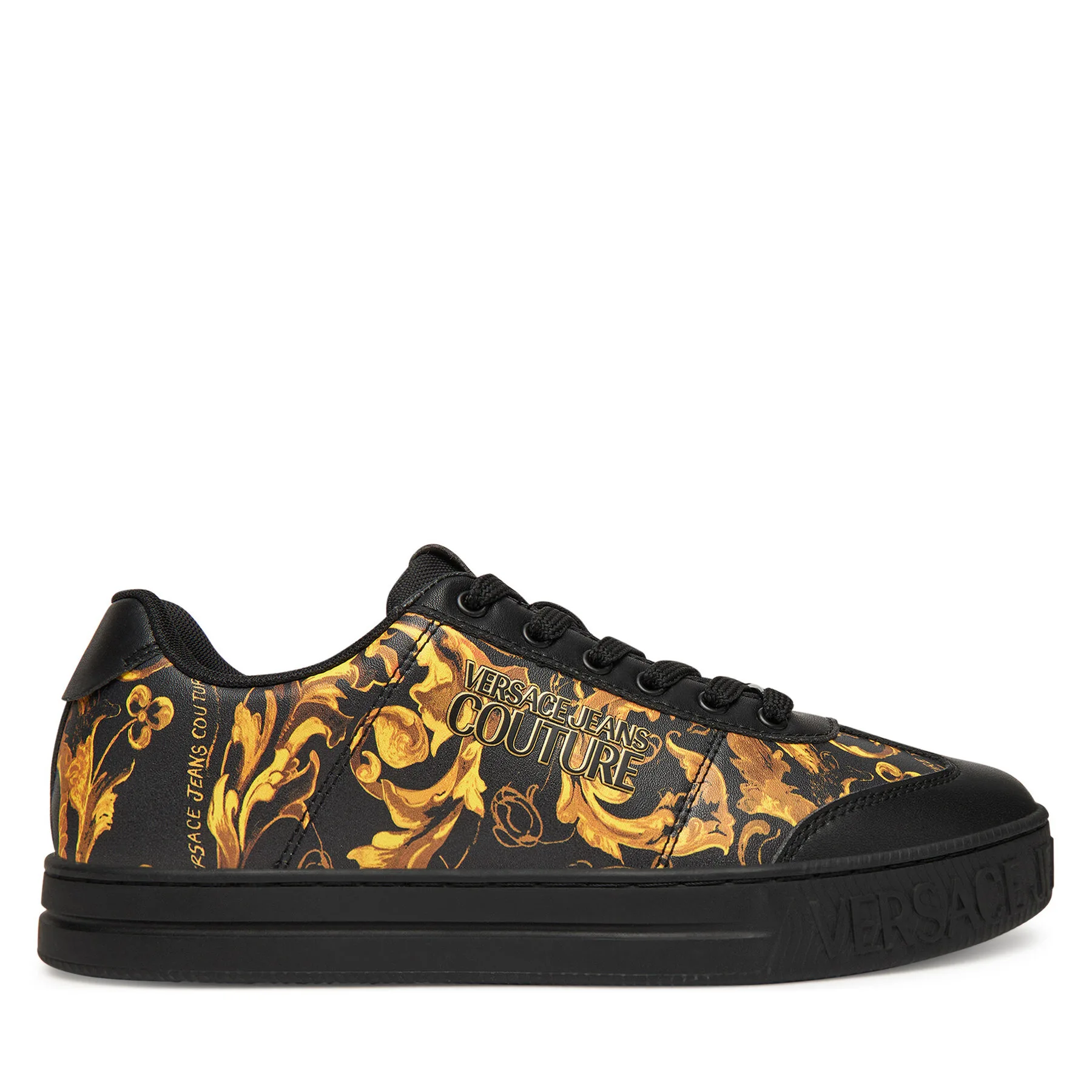 Сникърси Versace Jeans Couture 79YA3SK6 Черен – Мъжки ниски маратонки