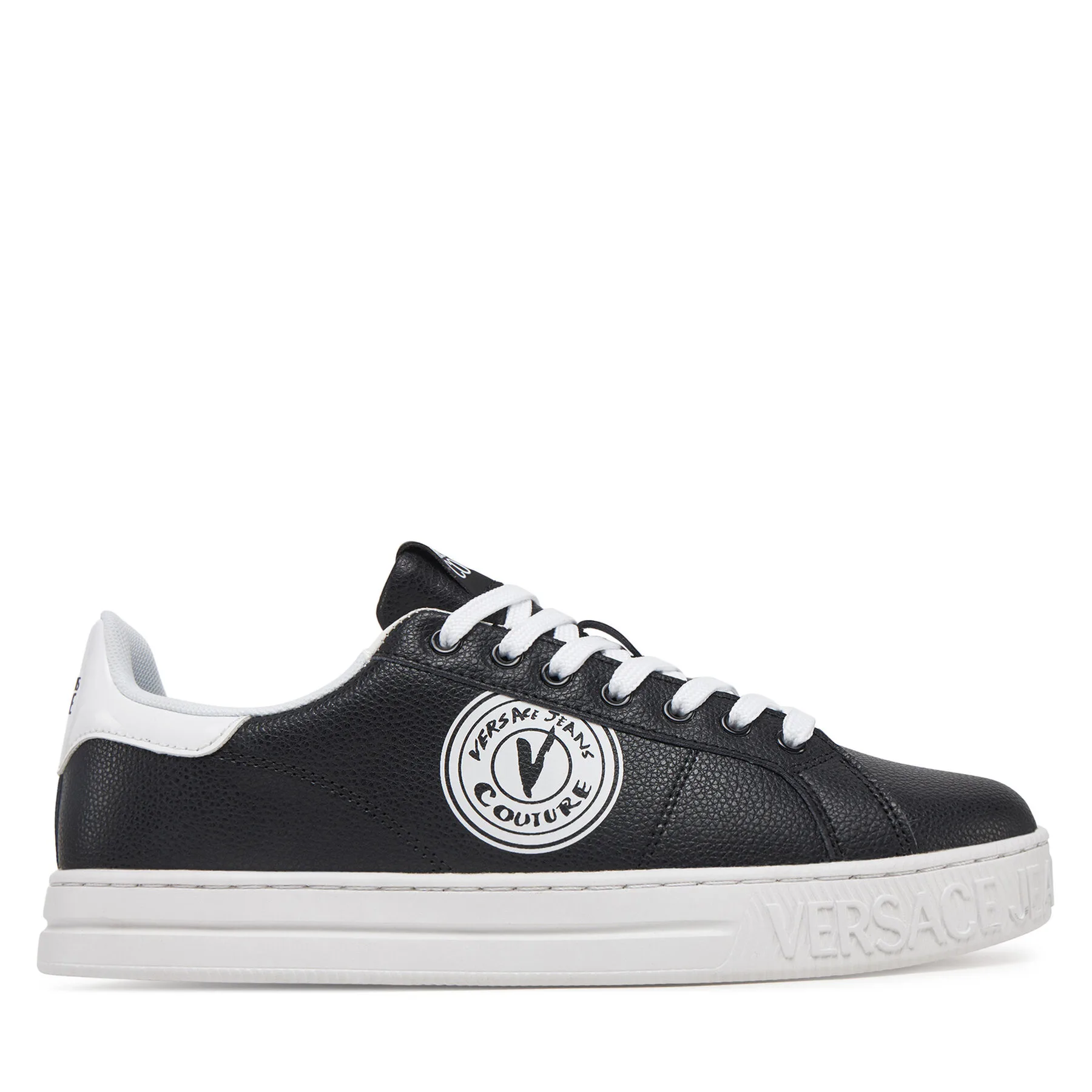 Сникърси Versace Jeans Couture 78YA3SK1 Черен – Мъжки ниски маратонки