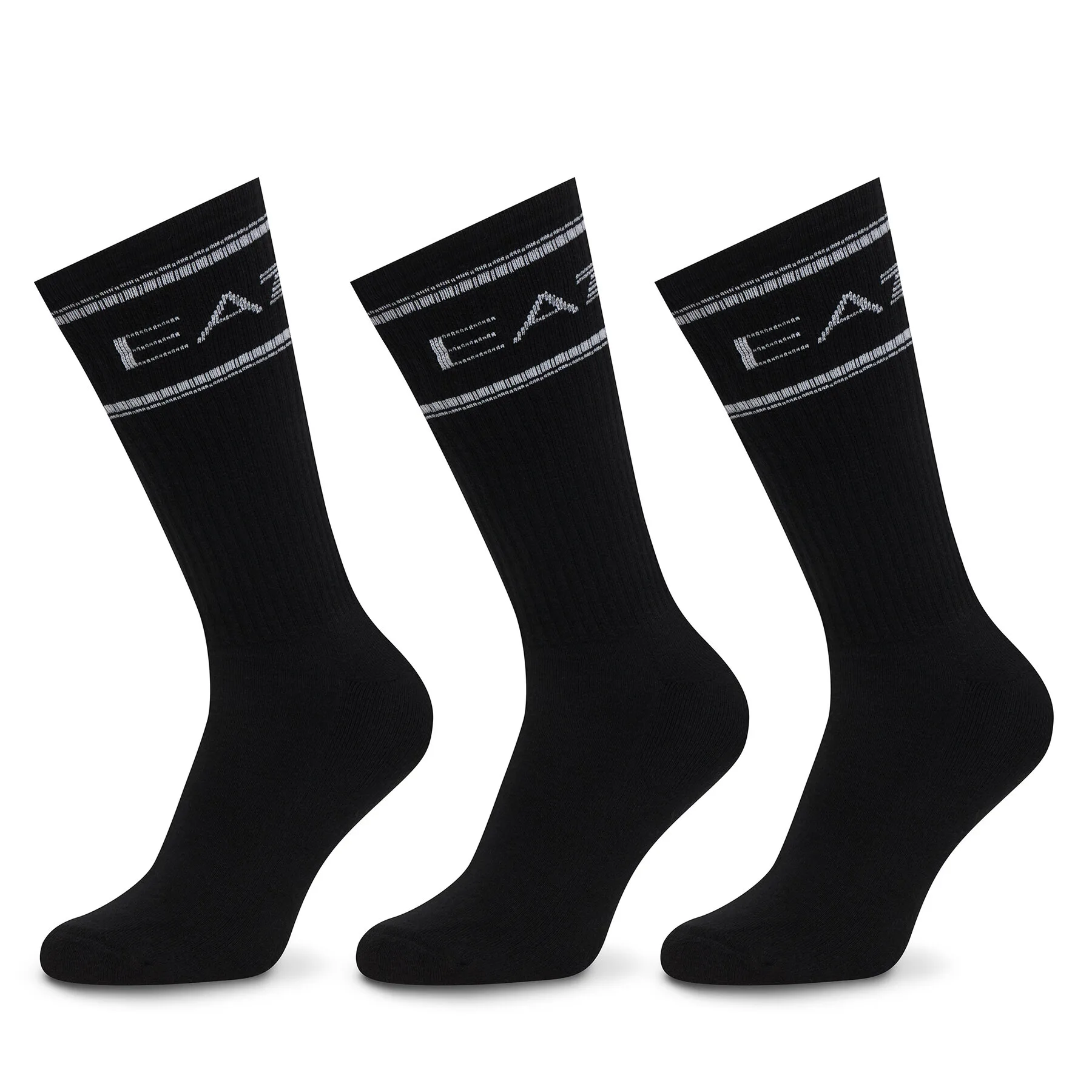 Дълги чорапи EA7 Emporio Armani 7X000381 AF18572 MC419 Черен – Мъжки чорапи
