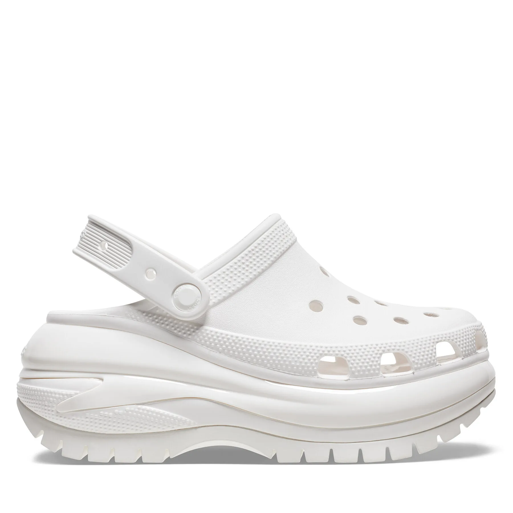 Дамски чехли Crocs Classic Mega Crush Clog бели – Бял