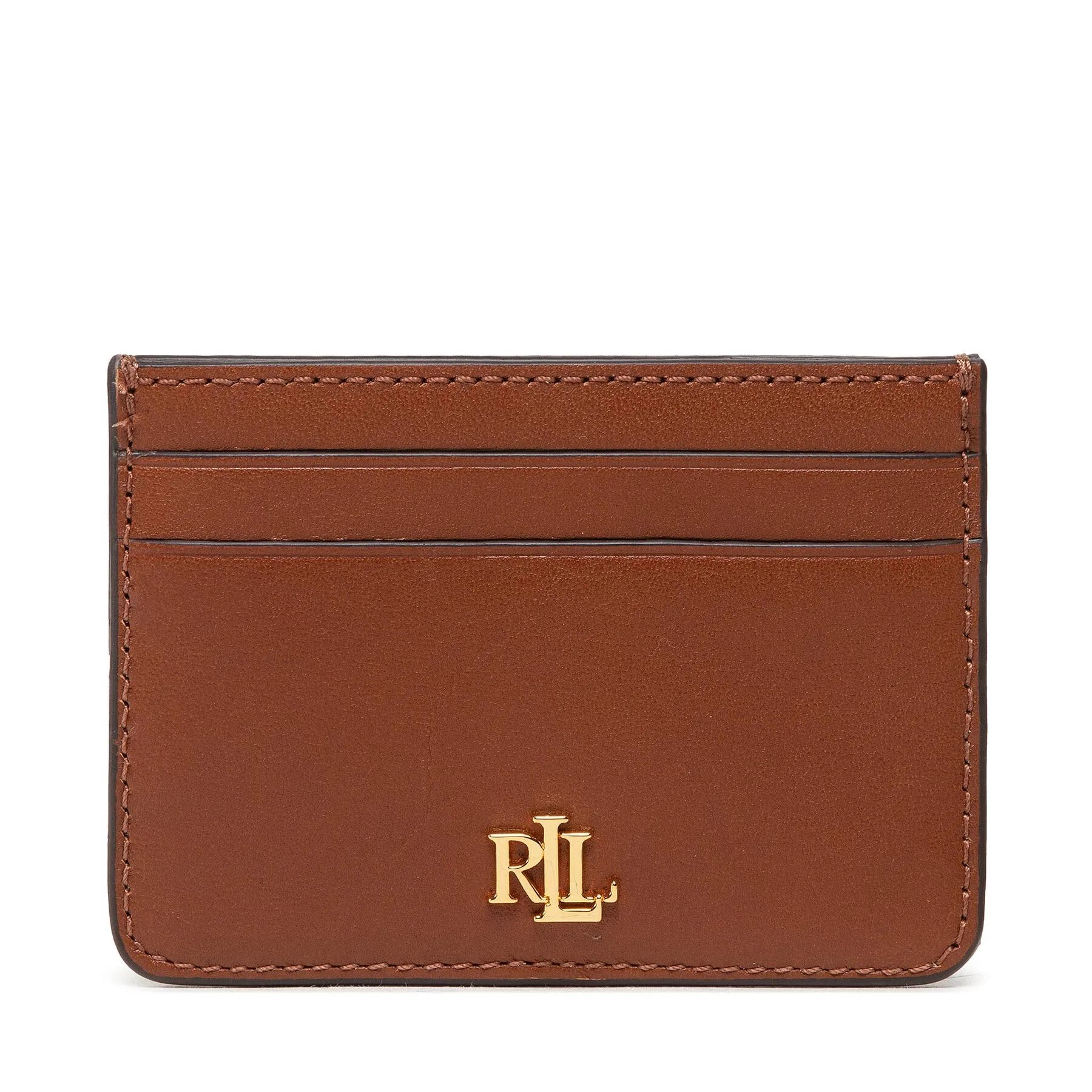 Калъф за кредитни карти LAUREN RALPH LAUREN Slim Card 432876732002 Кафяв – Картодържатели