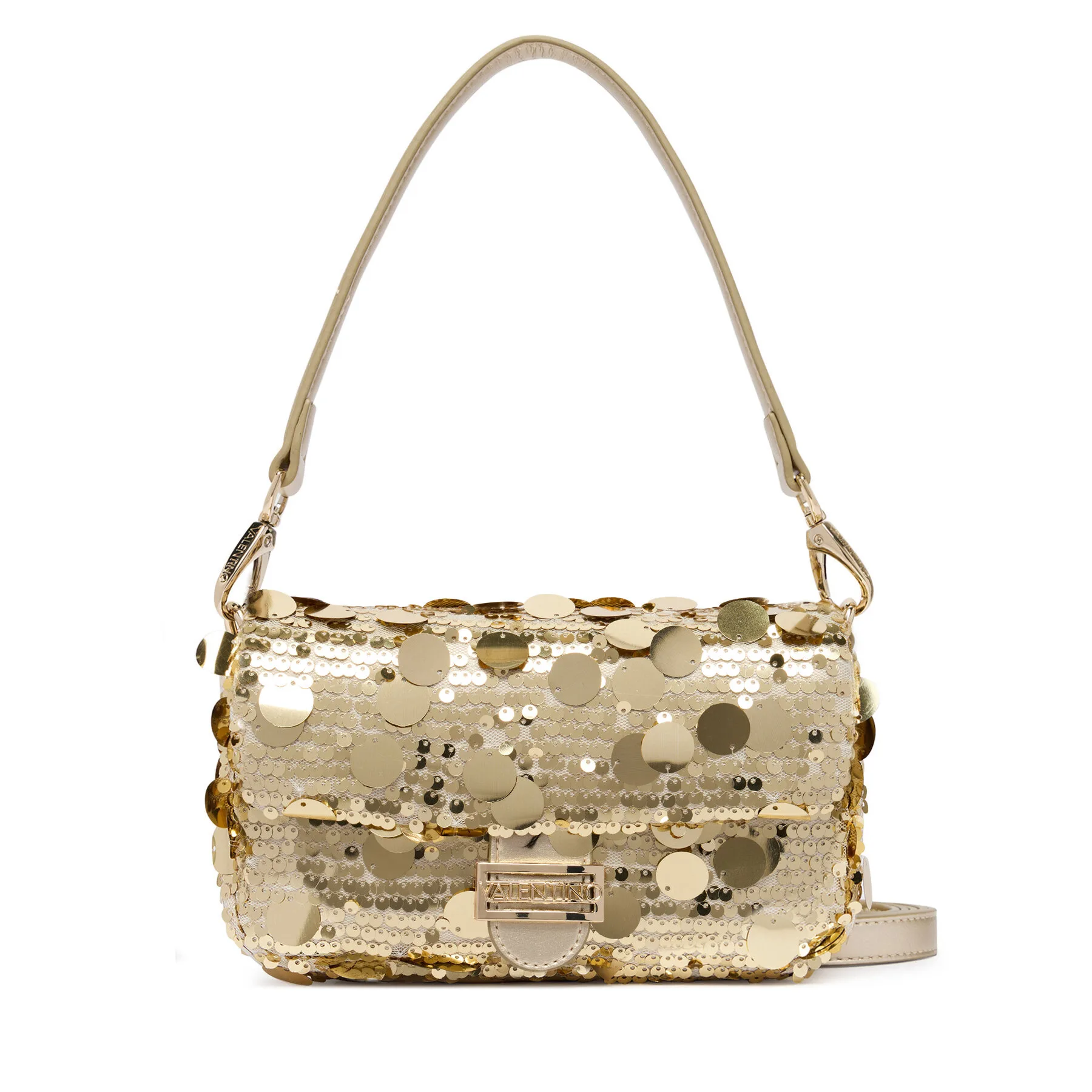 Дамска чанта Valentino Sleet VBSA6R09 Златист – Чанти