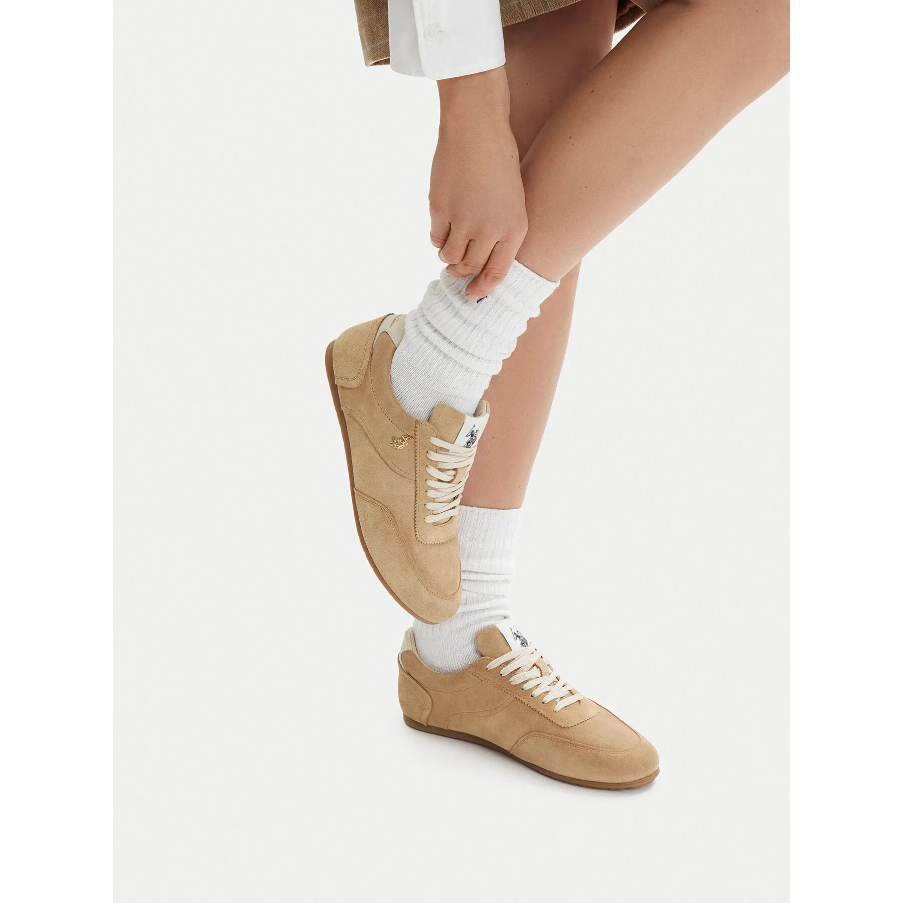 Сникърси U.S. Polo Assn. EO-CAMMY001W/6S1 Бежов – Дамски маратонки