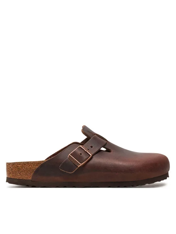 Birkenstock Чехли Boston SFB 159713 Кафяв – Дамски чехли
