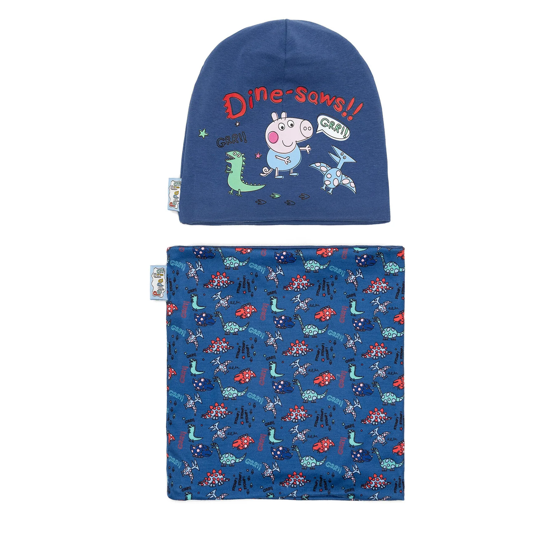 Комплект шапка и шал тип комин Peppa Pig ACCCS-AW24-110PP Тъмносин – Шапки