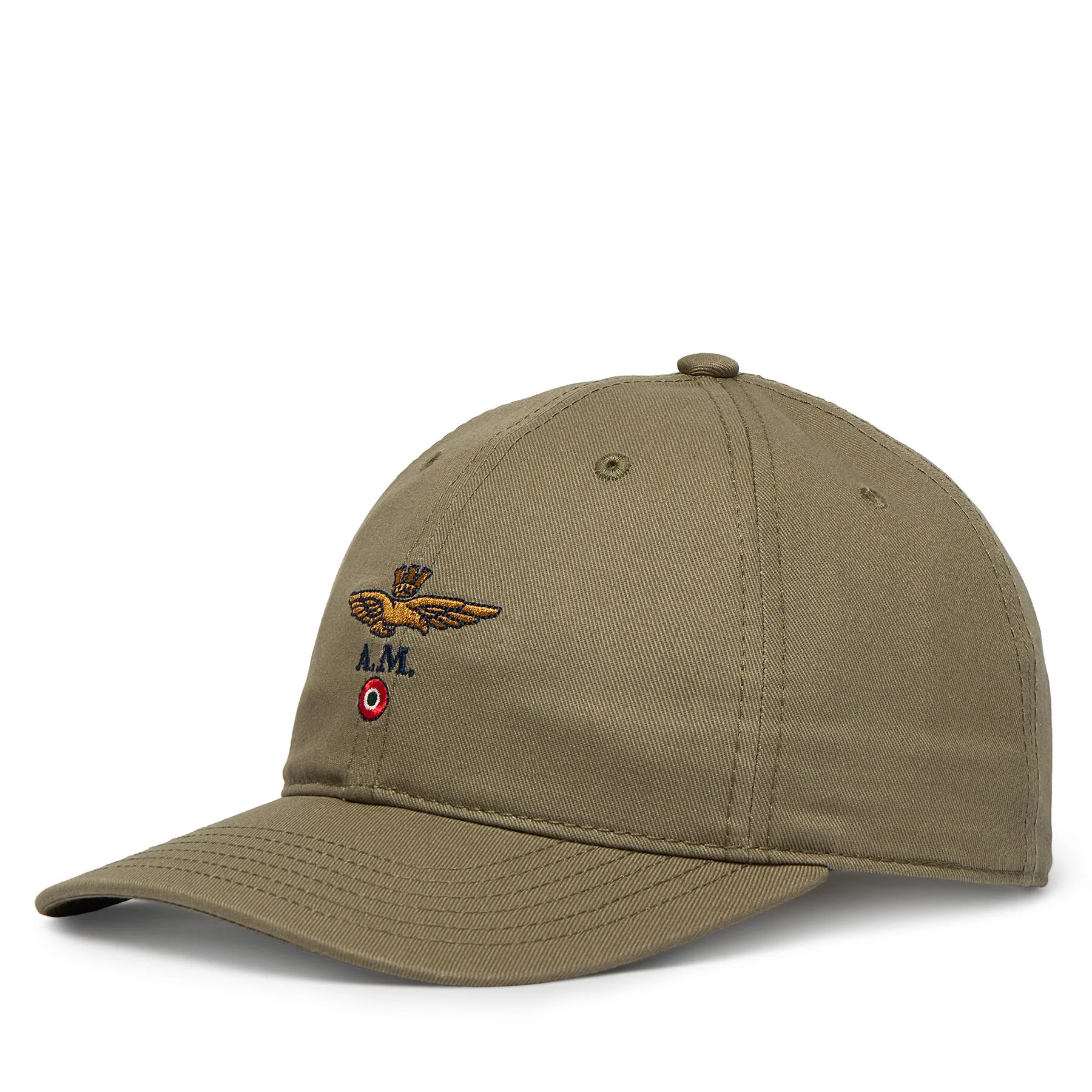 Шапка с козирка Aeronautica Militare 261HA1246UCT02261 Зелен – Шапки с козирка