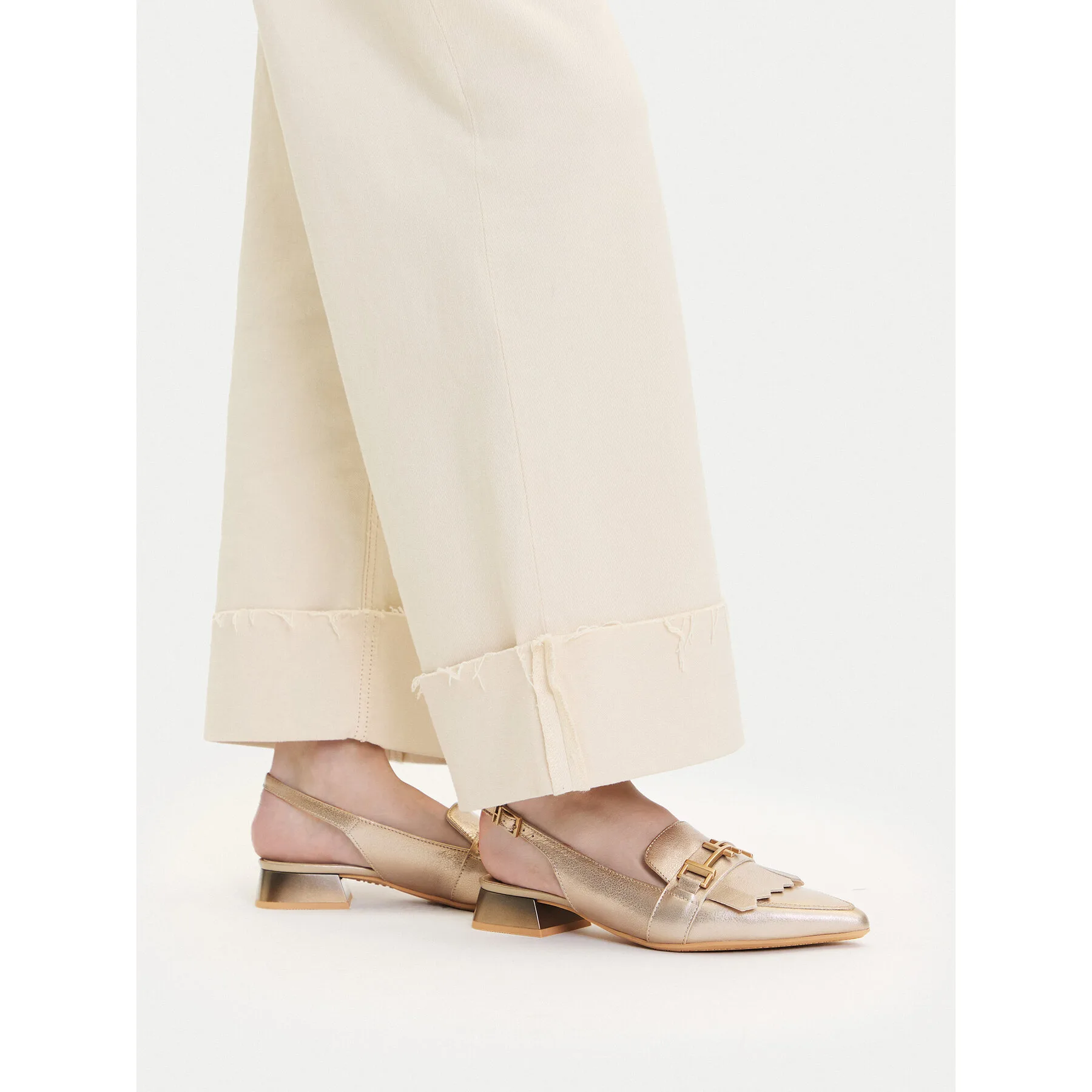 Балеринки Hispanitas Dali HV253817 Златист – Дамски балеринки