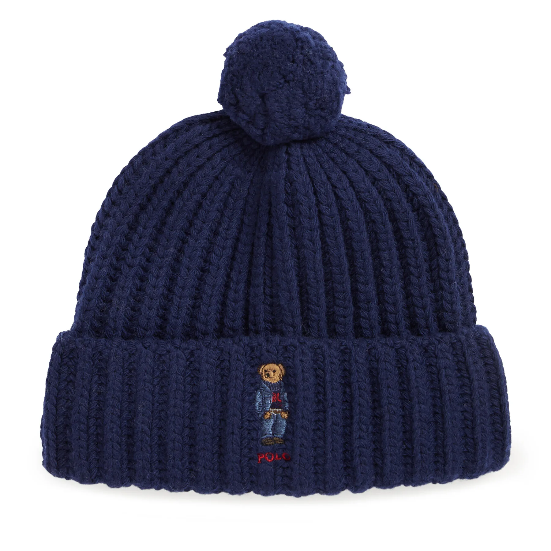 Шапка Polo Ralph Lauren 455931876003 Тъмносин – Зимни шапки