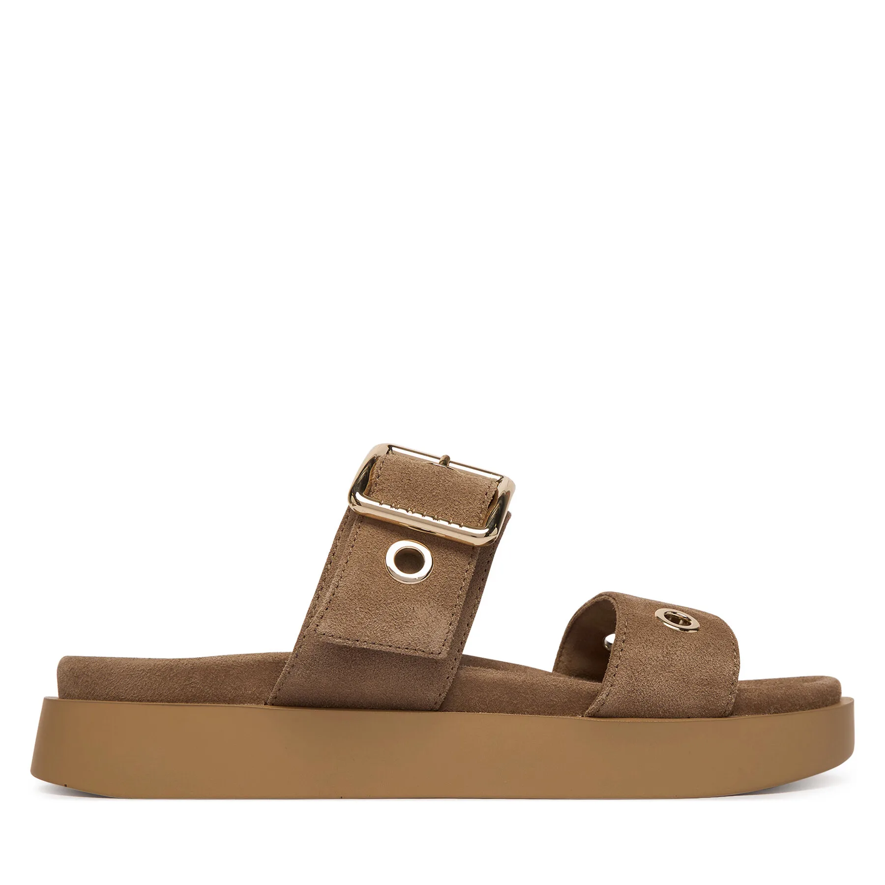 Дамски чехли Inuikii Tilda Buckle 1004.003.0631 бежови