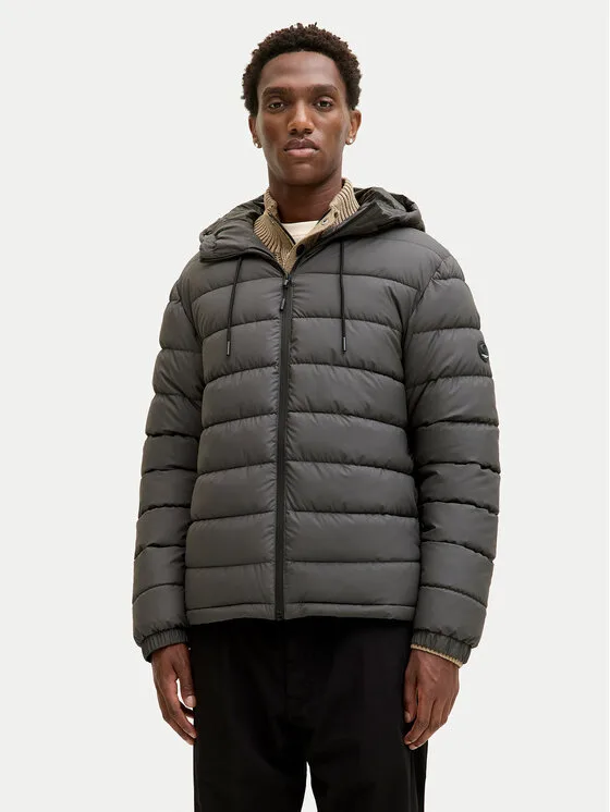 Jack & Jones Зимно яке Point 12285924 Сив Regular Fit – Мъжки якета и палта