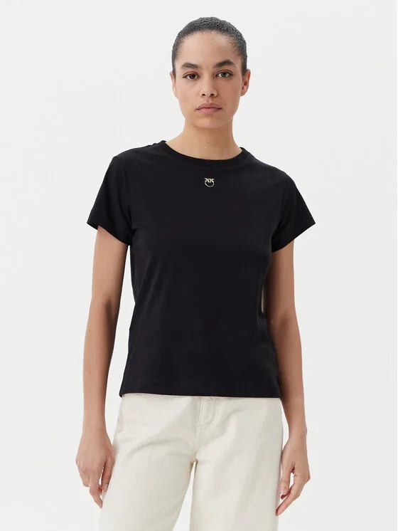 PINKO Тишърт 100373 A2OG Черен Regular Fit – Дамски тениски с къс ръкав