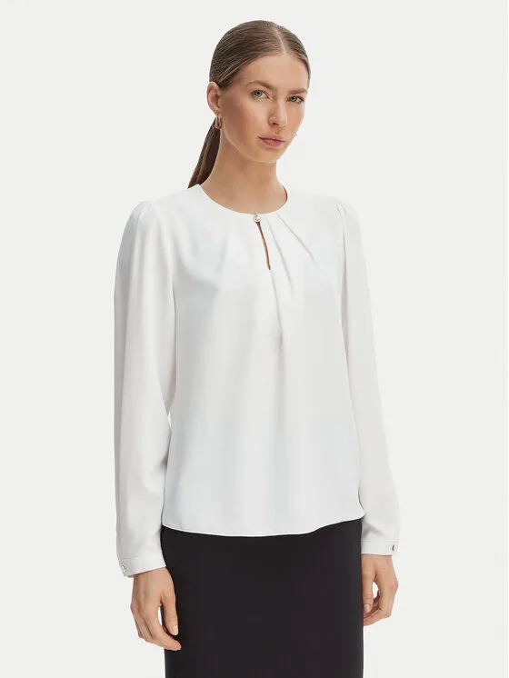 Rinascimento Блуза CFC0127711003 Бял Regular Fit – Дамски блузи