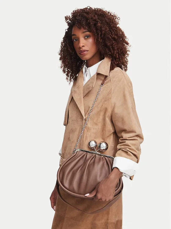 Weekend Max Mara Дамска чанта Milvanew 2625516154600 Кафяв – Дамски чанти