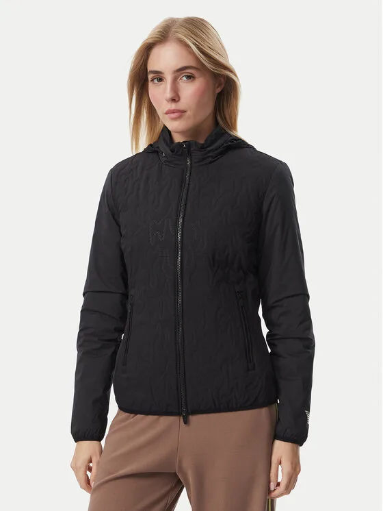 EA7 Emporio Armani Преходно яке 7W001332 AF26003 UC001 Черен Regular Fit – Дамски якета и палта