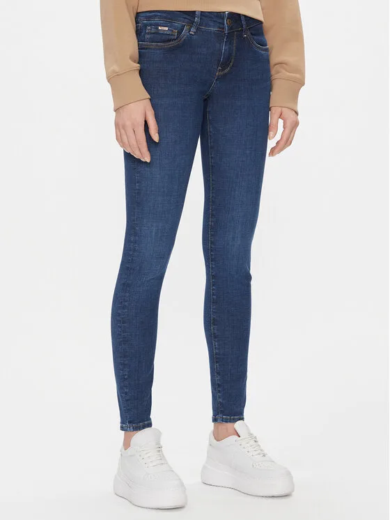 Дамски дънки Pepe Jeans тъмносини – Дамски skinny дънки