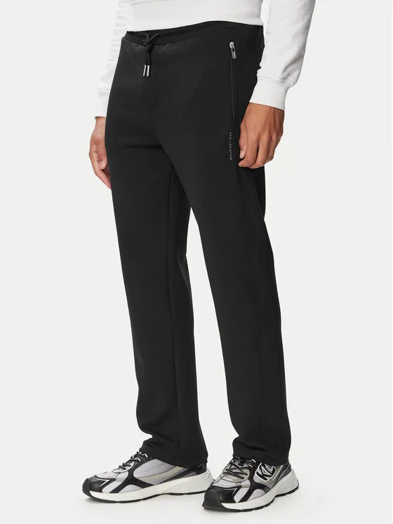 KARL LAGERFELD Долнище анцуг 705007 563902 Черен Regular Fit – Мъжки спортни панталони