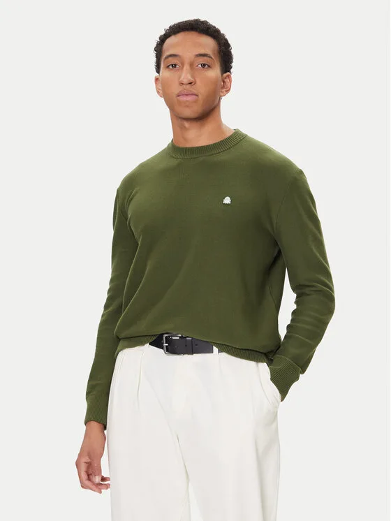 United Colors Of Benetton Пуловер 1V4KU10AF Зелен Regular Fit – Мъжки пуловери и жилетки