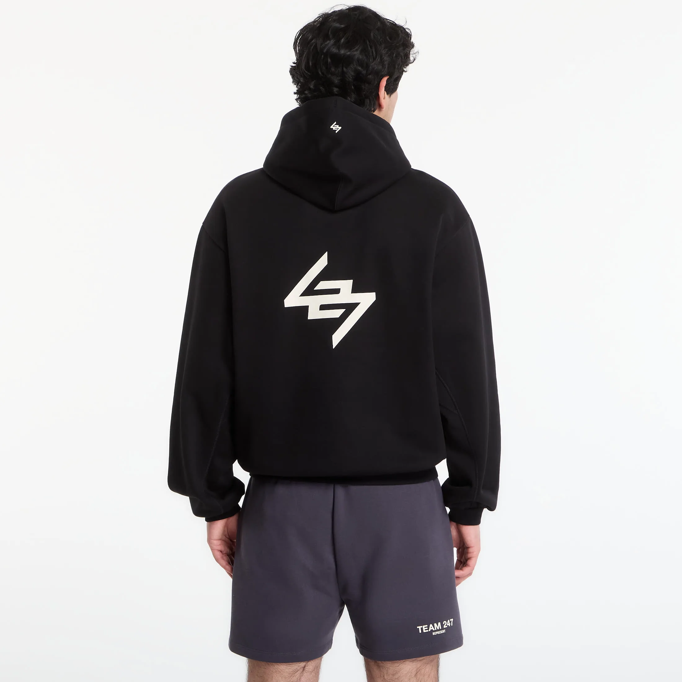 Суитшърт REPRESENT 247 Dna Hoodie Jet Black L – Мъжки худита