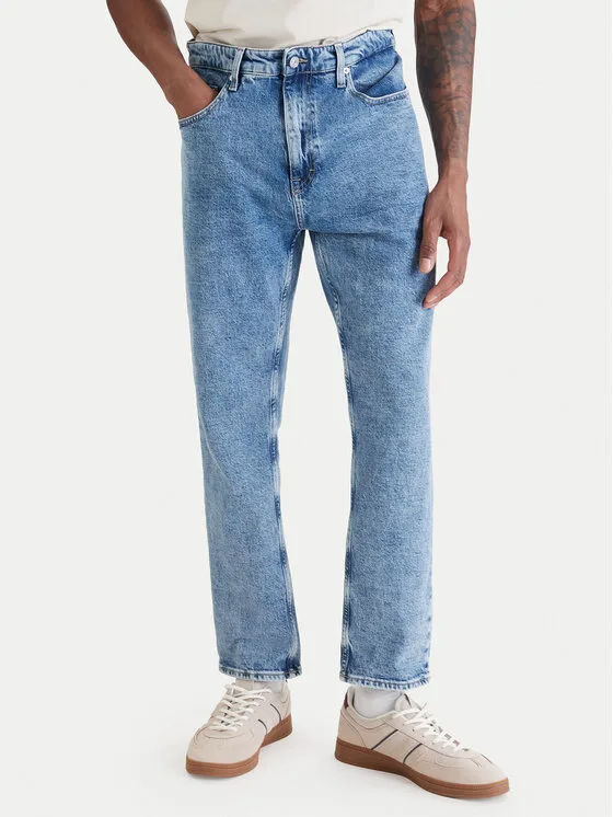 Мъжки дънки Tommy Jeans Arlo сини – Мъжки slim дънки