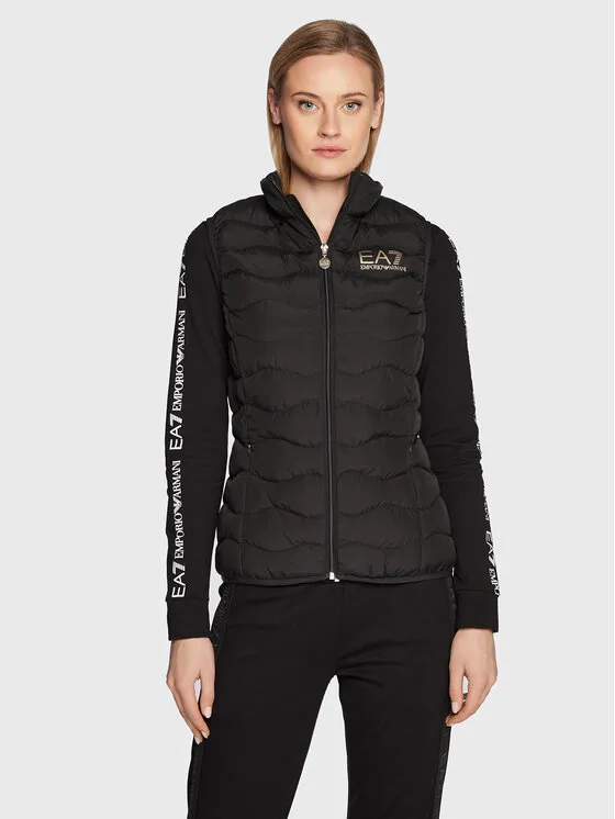 Дамски елек EA7 Emporio Armani TNF8Z черен – Дамски елеци