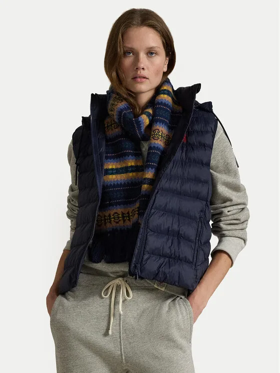 Дамски елек Polo Ralph Lauren тъмносин – Дамски елеци