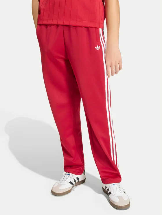 Детски спортен панталон adidas Firebird червен – Детски спортни панталони