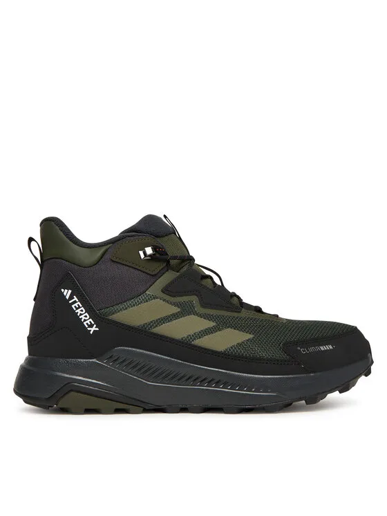 Мъжки високи туристически обувки adidas Terrex Anylander CLIMAWARM+ каки – Мъжки високи трекинг обувк…