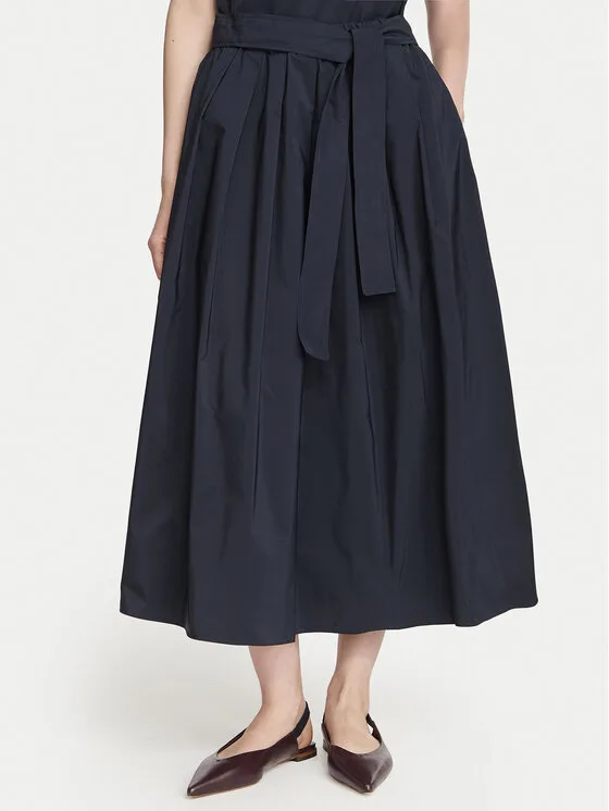 Weekend Max Mara Миди пола Alpaca 2625106041 Тъмносин Regular Fit – Дамски миди поли