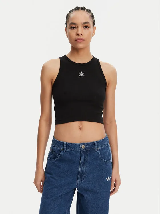 Дамски топ adidas Essentials черен – Дамски топове